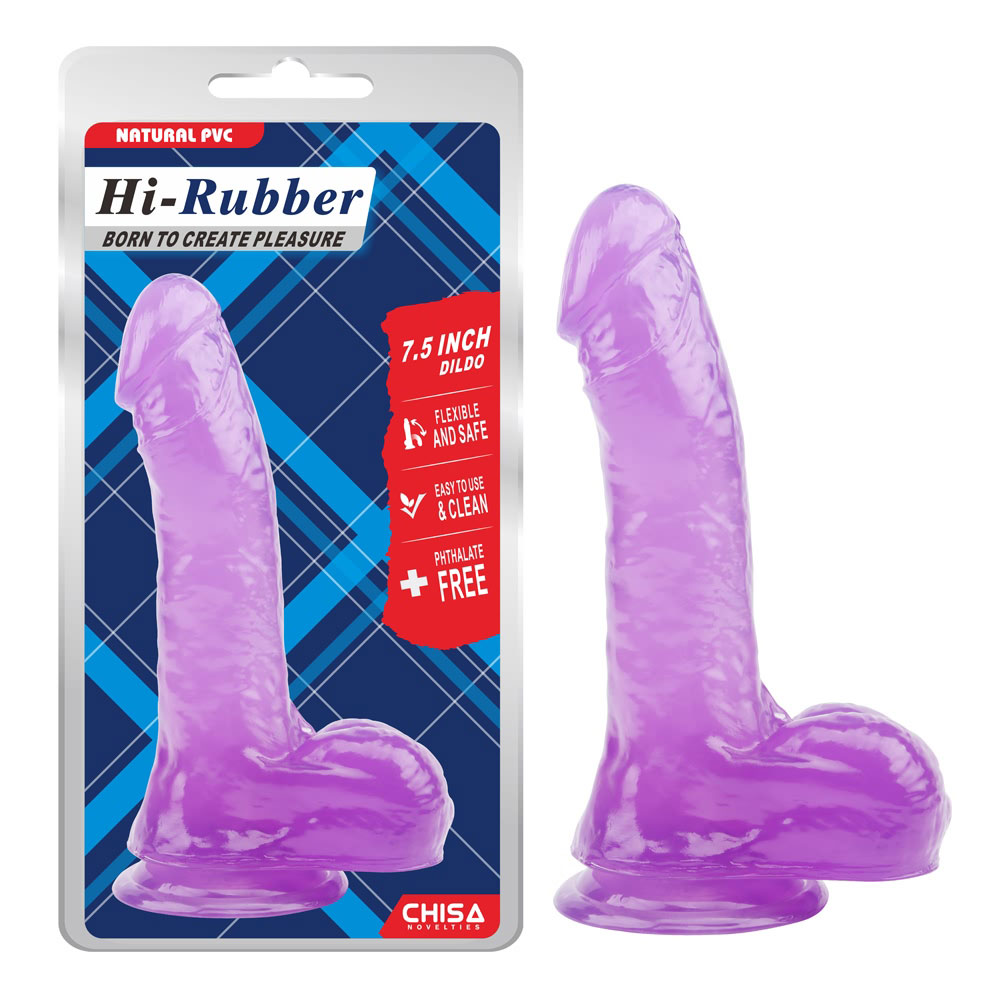 7,5 tums dildo-lila