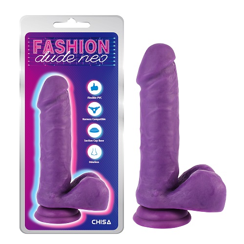 7,6'' Dual Density Cock Dildo Lila