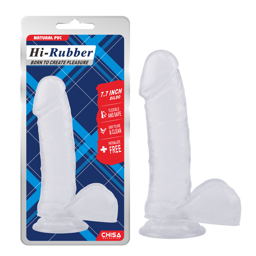 7,7 tums Dildo-Clear