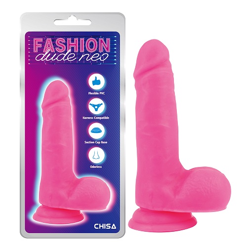 7'' Dual Density Cock Dildo Rosa