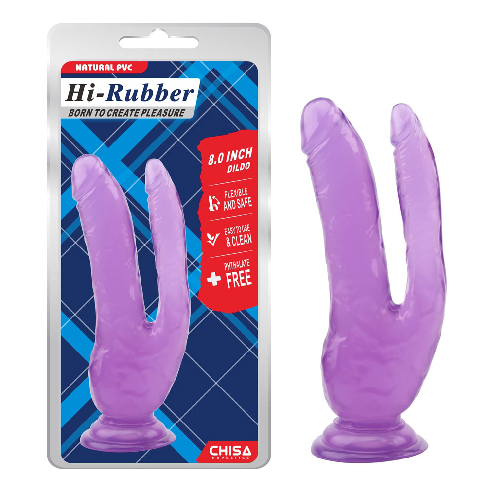 8,0 tums dildo - lila