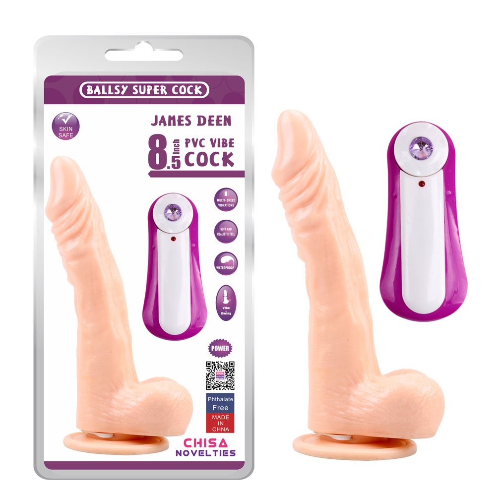 JAMES DEEN 8.5 Vibrerande dildo